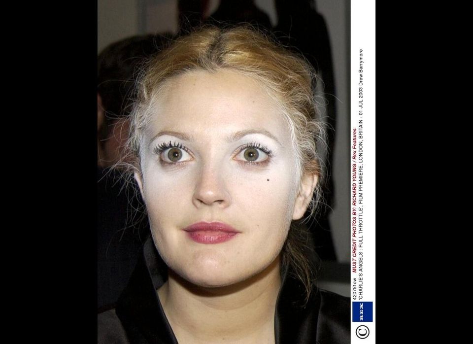Celeb Make-up Disasters - Drew Barrymore