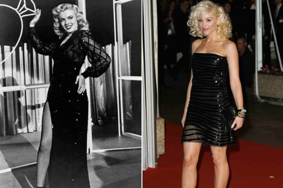 Marilyn Monroe In 1950, Gwen Stefani In 2007