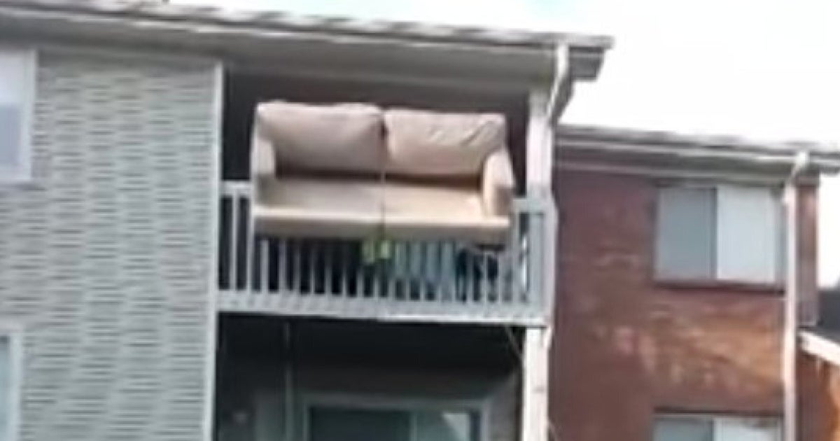 This Way Of Getting A Couch Out Of A ThirdFloor Apartment Is A