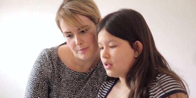 Nicola Marshall and her daughter, Lily