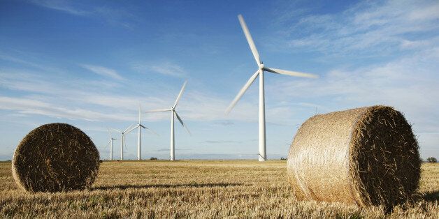 Westmill Wind Farm Co-op, the first onshore wind farm to be built in the south-east of England is pictured in Watchfield near Swindon