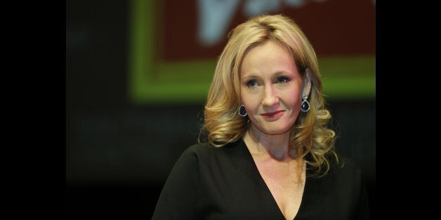 FILE This is a Thursday, Sept. 27, 2012 file photo of British author J.K. Rowling as she poses for the photographers during photo call to unveil her new book, entitled: 'The Casual Vacancy', at the Southbank Centre in London. A lawyer who let slip J.K. Rowling's secret thriller-writer identity has been fined 1,000 pounds ($1,645) for breaching client confidentiality rules. Chris Gossage of London law firm Russells Solicitors which represents Rowling told a friend of his wife that the