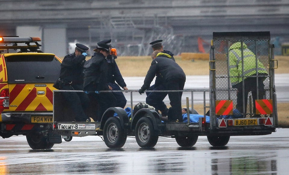 Delays At Heathrow Airport As Plane Stupid Protestors Block Runway