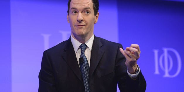 Chancellor of the Exchequer George Osborne speaks during the Institute of Directors annual conference at the Royal Albert Hall, London.