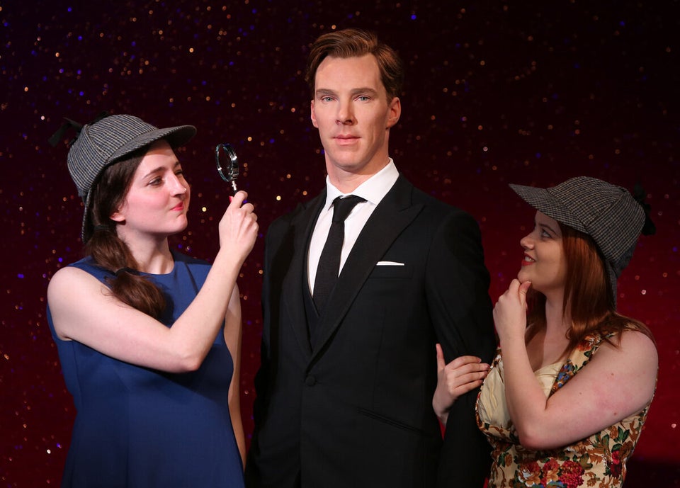 Britain Benedict Cumberbatch Wax Figure Unveiling