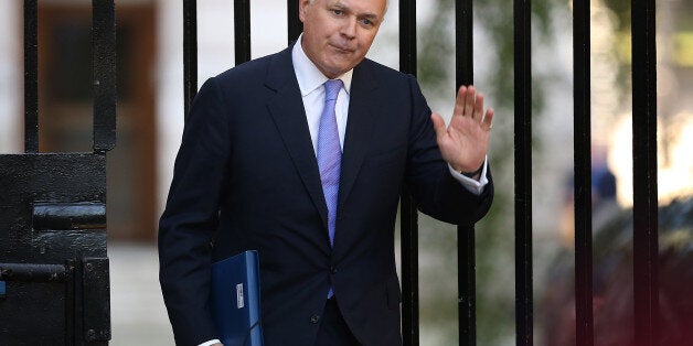 LONDON, ENGLAND - SEPTEMBER 05: Work & Pensions Secretary Iain Duncan Smith arrives in Downing Street on September 5, 2012 in London, England. Prime Minister David Cameron is holding his first Cabinet meeting after yesterday's re-shuffle of Ministers. (Photo by Peter Macdiarmid/Getty Images)