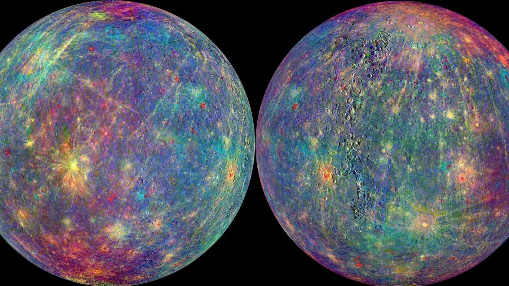 the planet mercury in color
