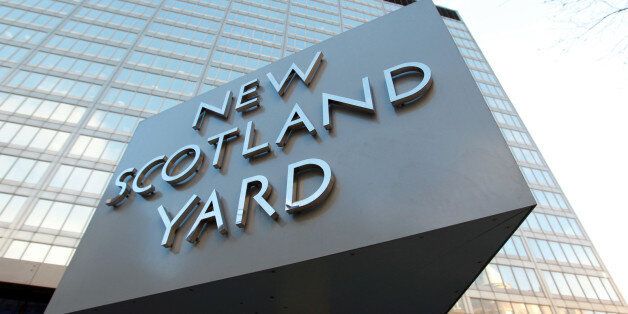 General view of the outside of New Scotland Yard.