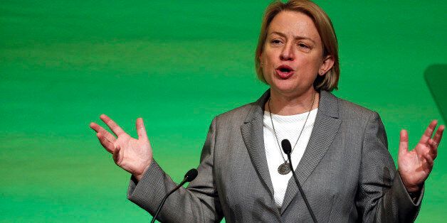 Leader, Natalie Bennett at the Green Party Conference in Liverpool.