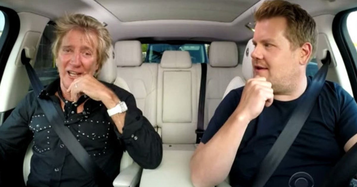 Rod Stewart Does Carpool Karaoke On James Corden's 'Late Late Show