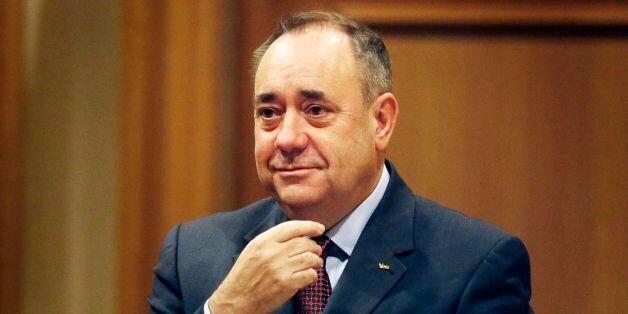 Scottish First Minister Alex Salmond ahead of addressing the Scottish Trades Union Congress (STUC) conference, Decent Work Dignified Lives, at the Hilton Hotel in Glasgow, Scotland.