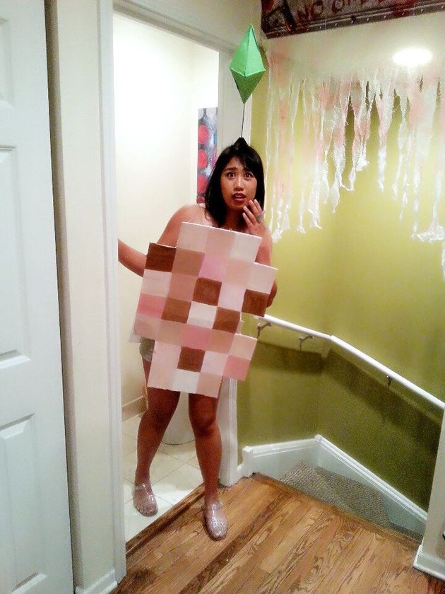 Naked SIM Halloween Costume! #DIY #Costumeideas #original 