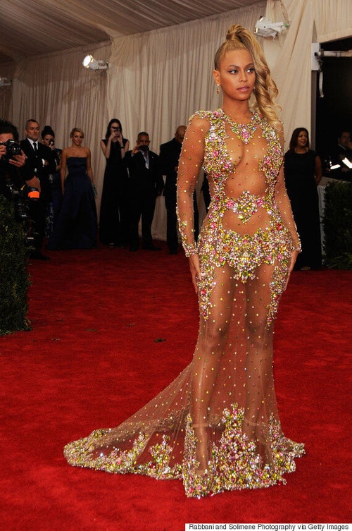 Met Ball Gala: Beyonc And Kim Kardashian Dazzle In Revealing Embellished  Dresses At Annual Fashion Party (PICS) | HuffPost UK Entertainment