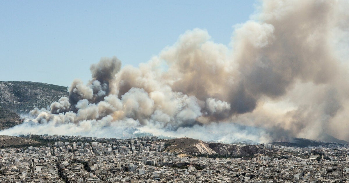 Athens Fire Threatens Thousands Of Homes In Greek Capital HuffPost UK