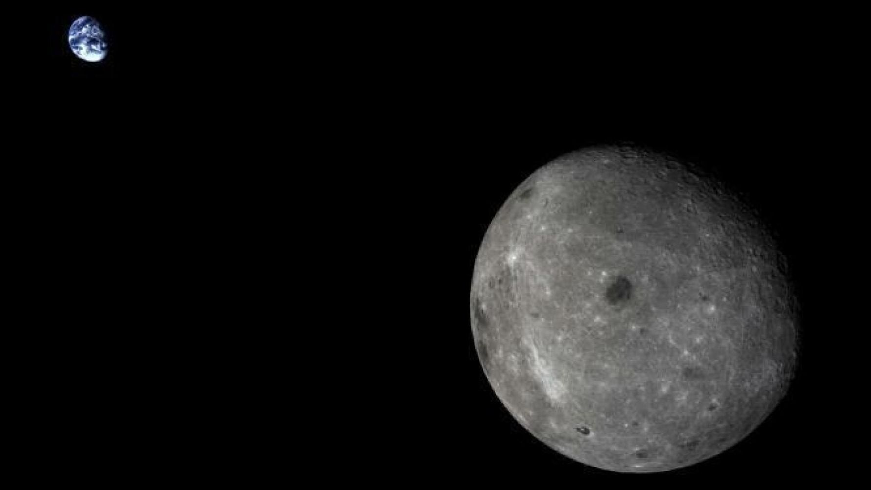 Chinas Lunar Probe Takes Incredible Picture Of Earth And Moon Together Huffpost Uk Tech 