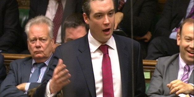 Tory MP James Wharton speaking in the House of Commons about the European Union (Referendum) Bill.