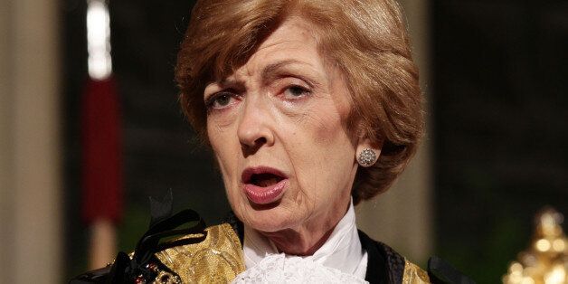 File photo dated 11/11/13 of Fiona Woolf who has announced her resignation yesterday as the head of the inquiry into historic child sex.