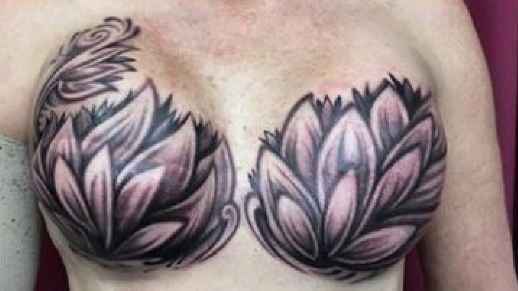 Womans Double Mastectomy Tattoo Shows The Beautiful Strength Of Breast