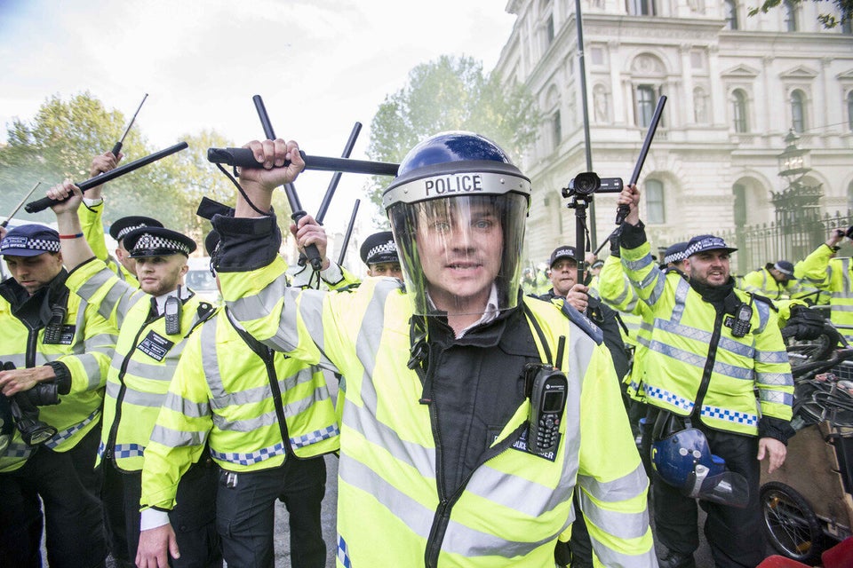 Anti-austerity protest in central London