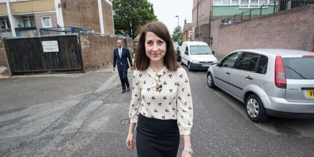 Candidate for Labour leader Liz Kendall visits Brixton Solar in south London where she saw how solar energy is being produced on the Roupell Park Estate with the cooperation of the residents.