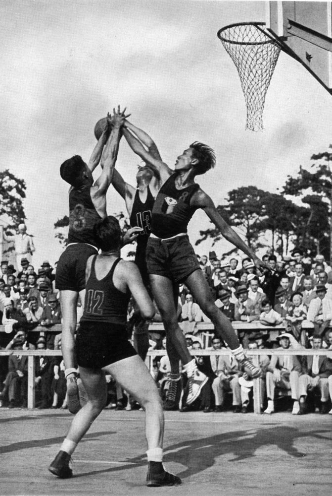 The Philippines vs. Mexico Olympic Summer Basketball Game, 1936 