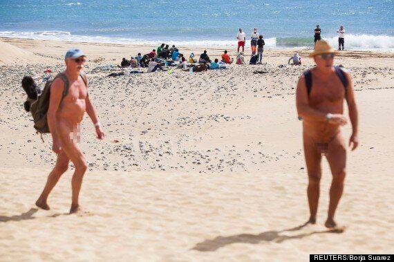 Sand Nude Beach Sex - Boatful Of Migrants Wash Up On Gran Canaria Nudist Beach, Claim To Have  Ebola | HuffPost UK News