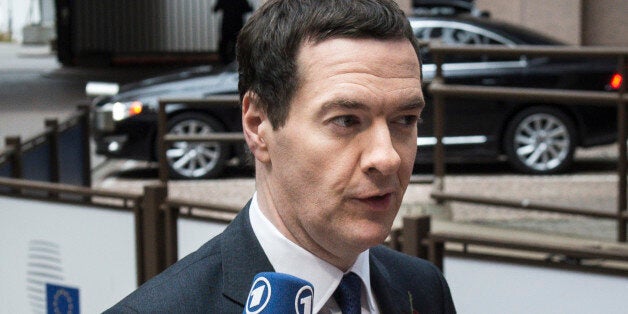 British Chancellor of the Exchequer George Osborne at the start of a European finance ministers meeting at EU Commission headquarters in Brussels, Belgium on 07.11.2014 by Wiktor Dabkowski