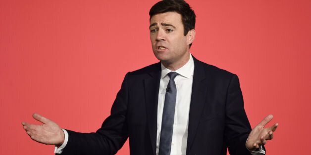 Embargoed to 2200 Monday July 27File photo dated 28/06/15 of Labour leadership contender Andy Burnham, who has said that that today's Labour politicians could not have created the NHS because they do not have the courage for big ideas.