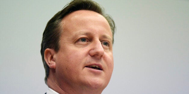 Britain's Prime Minister David Cameron speaks at the Lee Kuan Yew School of Public Policy Tuesday, July 28, 2015 in Singapore. Cameron will be in the city-state for two days as part of his tour of Southeast Asian nations including Indonesia, Malaysia and Vietnam. (AP Photo/Joseph Nair)