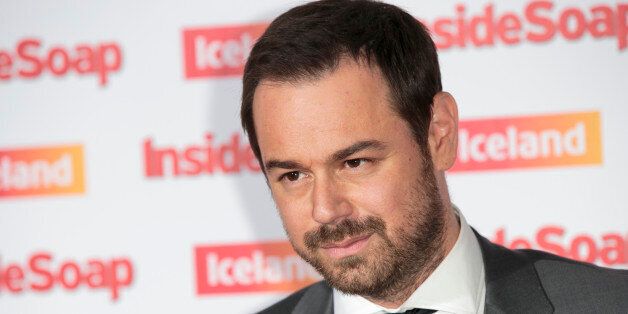 British actor Danny Dyer arrives for the Inside Soap awards, held in central London, Wednesday, Oct. 01, 2014. (Photo by John Phillips Invision/AP Images)