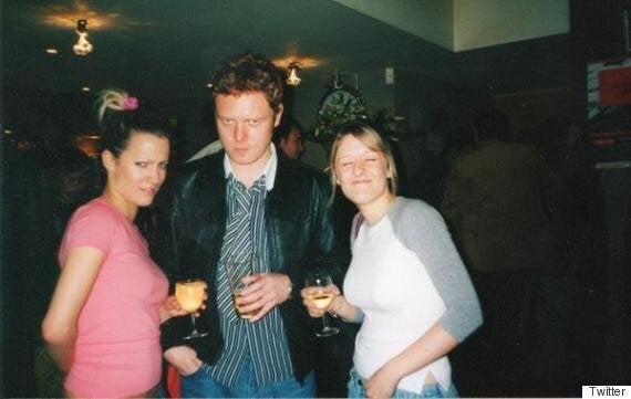 Caroline Flack and Leigh Francis in a vintage throwback snap.