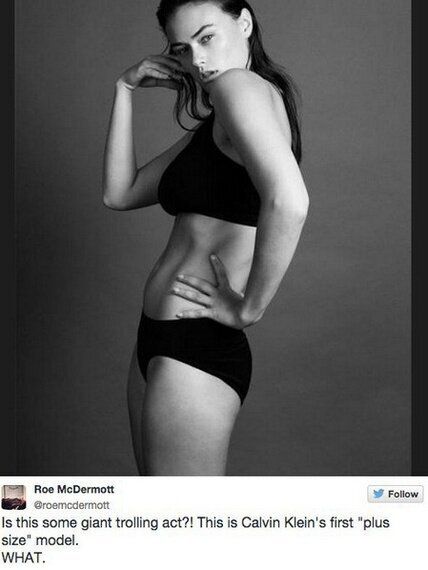 This Is Not A Plus-Size Model Calvin Klein | Huffpost Uk Life