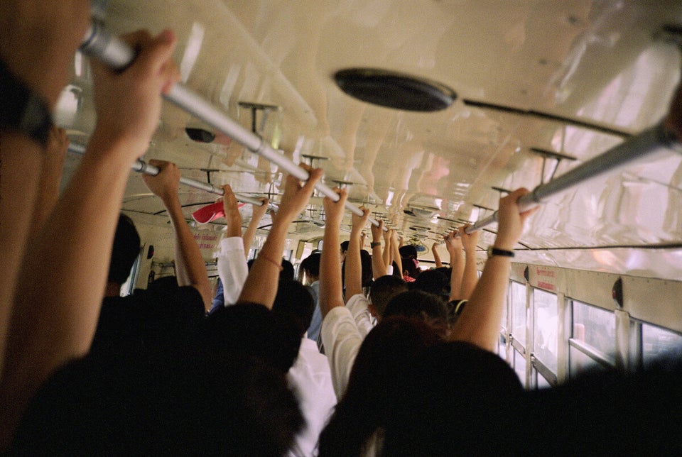 You sacrifice your personal space on the U3 bus twice a day