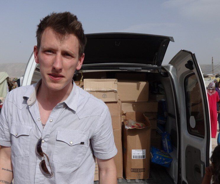 Peter Kassig is never shown alive, and doesn't give a propaganda statement