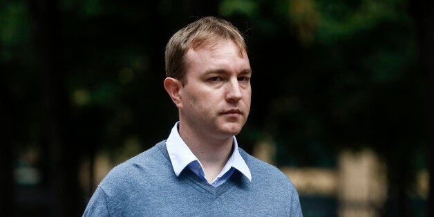 Thomas 'Tom' Hayes, a former trader at banks including UBS Group AG and Citigroup Inc., arrives for his trial at Southwark Crown Court in London, U.K., on Monday, August, 3, 2015. Hayes is charged with eight counts of conspiracy to manipulate the London interbank offered rate, the benchmark used to value more than $350 trillion of loans and securities. Photographer: Simon Dawson/Bloomberg via Getty Images