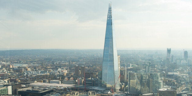 General view of the Shard, and London Bridge Station as seen from the Sky Garden at 20 Fenchurch Street, London. PRESS ASSOCIATION Photo. Picture date: Wednesday March 25, 2015. Photo credit should read: Dominic Lipinski/PA Wire