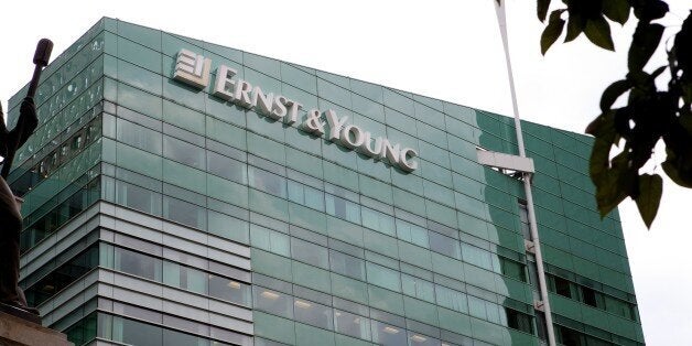 DETROIT - JULY 18: Ernst and Young Building on July 18, 2014 in Detroit, Michigan. (Photo By Raymond Boyd/Getty Images)