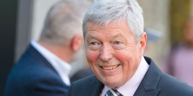 Alan Johnson arriving at the Labour Summer Party at the Roundhouse, in Camden, north London.