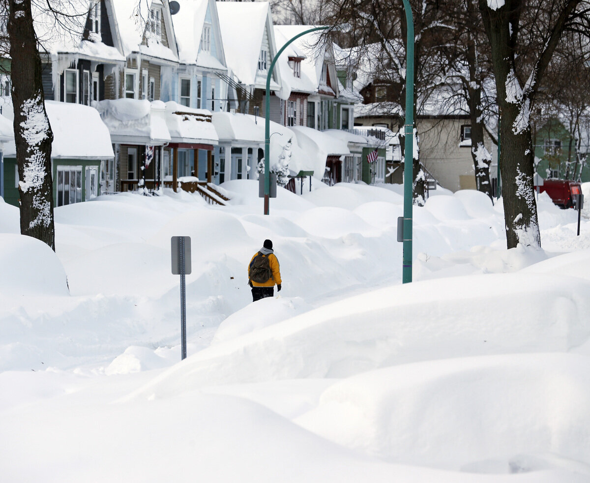 New York Extreme Snow Storm Pictures Reveal Aftermath, As Residents ...