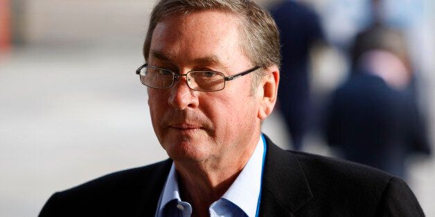Britain's Conservative Party Deputy Chairman Lord Michael Ashcroft is seen at the Conservative Party Conference, in Manchester, England, Monday Oct. 5, 2009. Britain's Conservative Party is holding its last annual conference before next year's national election, which polls show is all but certain to put the party back in power after more than a decade. (AP Photo/Jon Super).