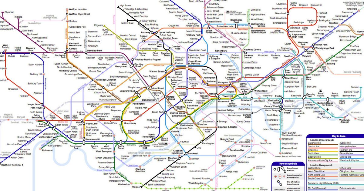 London Underground Unofficial Tube Map Is Even Better Than The Real ...