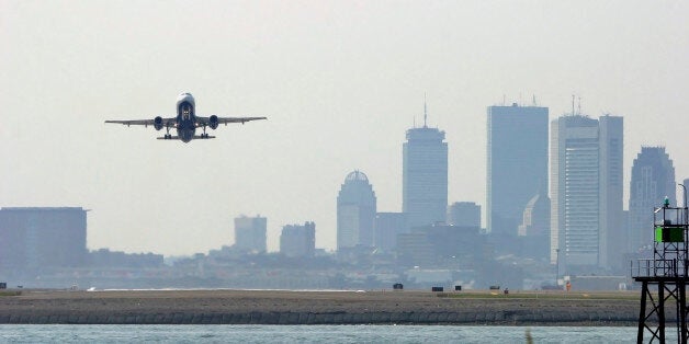 The incident occurred at Boston Logan Airport on Saturday (file picture)