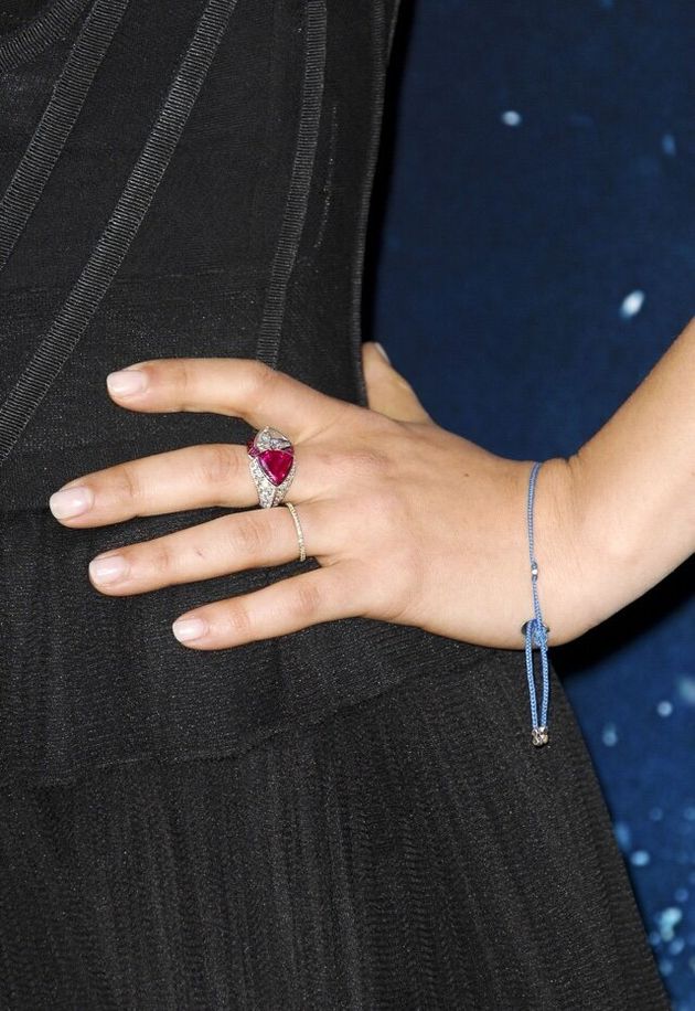 Mila Kunis Makes Her Red Carpet Return (And Shows Off 'Wedding' Ring