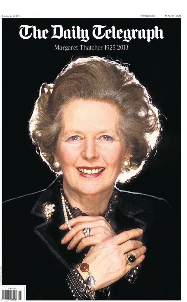 How the national and international press covered Margaret Thatcher's death