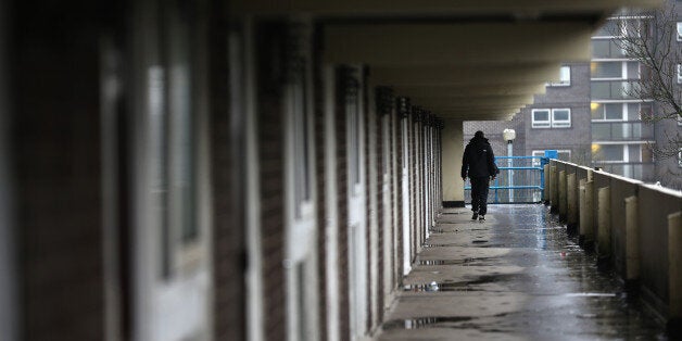 ROCHDALE, ENGLAND - JANUARY 08: A general view of homes on the Falinge Estate, which has been surveyed as the most deprived area in England for a fifth year in a row, on January 8, 2013 in Rochdale, England. According to data provided by the Department for Communities and Local Government, 72 per cent of people in the local area are unemployed and seven per cent have never had a job. Four out of five children on the estate are living in poverty, with the area having one of the highest teenage p