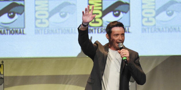 SAN DIEGO, CA - JULY 11: Actor Hugh Jackman speaks onstage at the 20th Century FOX panel during Comic-Con International 2015 at the San Diego Convention Center on July 11, 2015 in San Diego, California. (Photo by Kevin Winter/Getty Images)