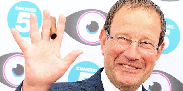 Richard Desmond arrives at the Big Brother Launch Party, at Elstree in Borehamwood, Hertfordshire.
