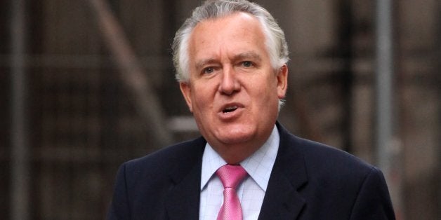 LONDON, ENGLAND - OCTOBER 20: Welsh Secretary Peter Hain arrives in Downing Street for the weekly Cabinet meeting on October 20, 2009 in London, England. The Cabinet is expected to discuss the forthcoming appearance of BNP leader Nick Griffin's appearance on the BBC political programme 'Question Time' on Thursday alongside Justice Secretary Jack Straw. (Photo by Oli Scarff/Getty Images)