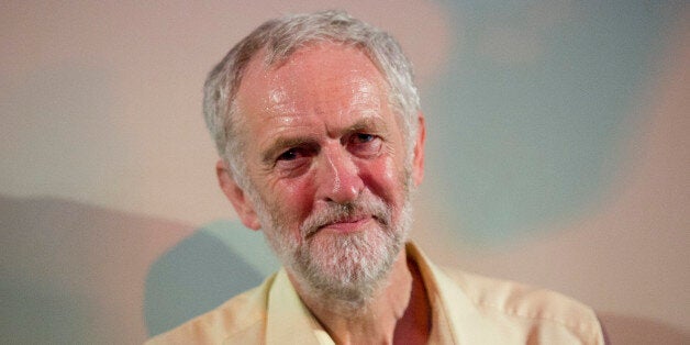 Jeremy Corbyn, left-wing candidate for Leader and Deputy Leader, speaks alongside other campaigners in a rally at the Camden Centre, central London.