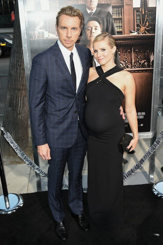Mandatory Credit: Photo by Rob Latour/REX (4142874ah) Dax Shepard, left and Kristen Bell 'The Judge' film premiere, Los Angeles, America - 01 Oct 2014